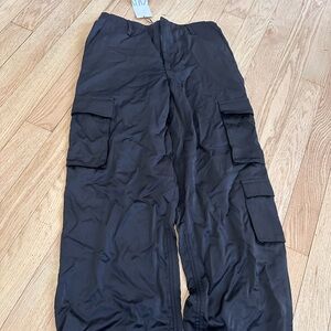 Zara Dark Cargo Pants size L
